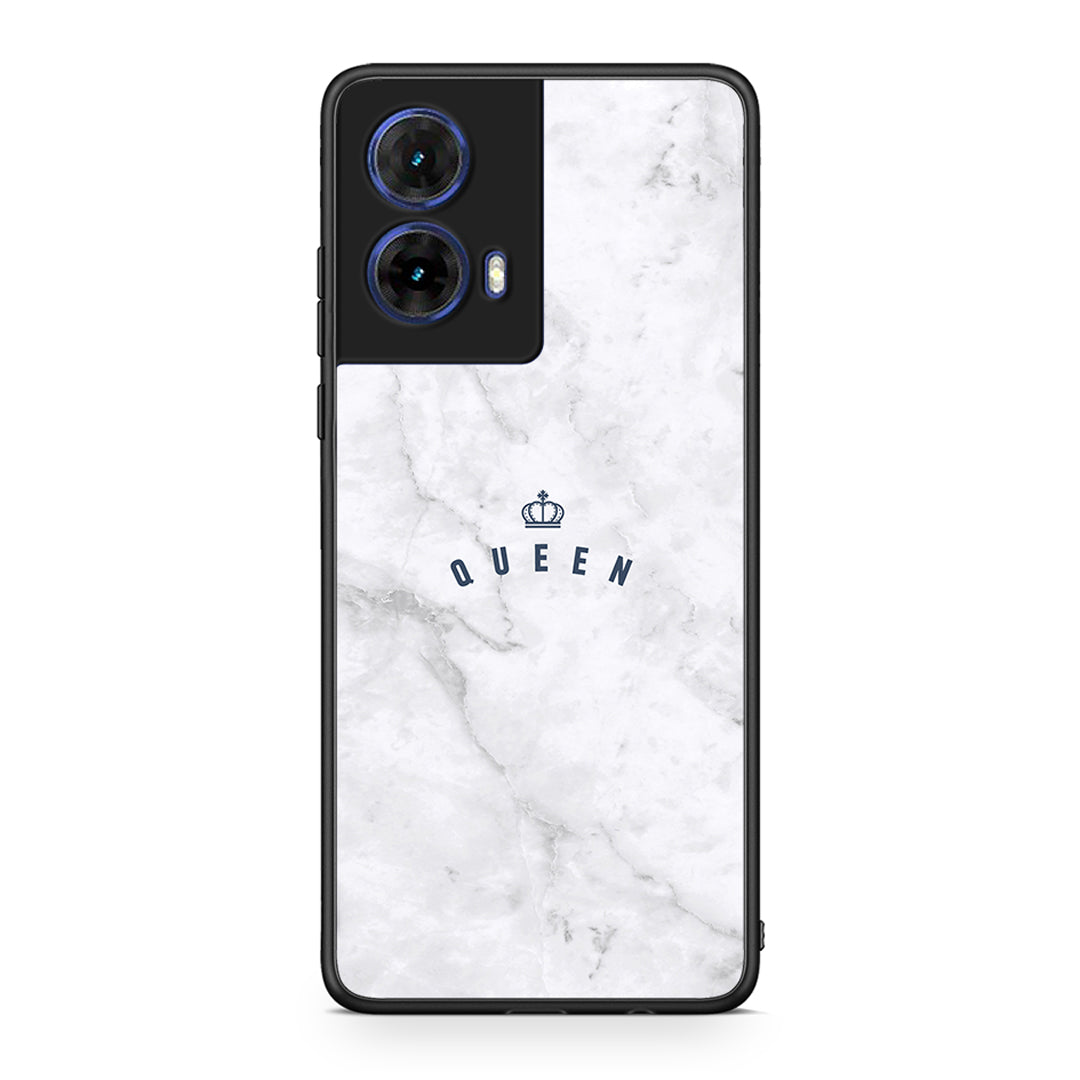 4 - Motorola Moto G85 Queen Marble case, cover, bumper