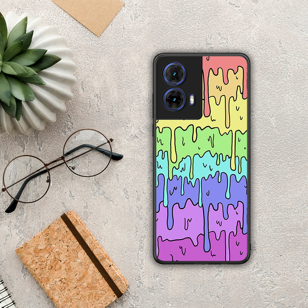 Melting Rainbow - Motorola Moto G85 θήκη