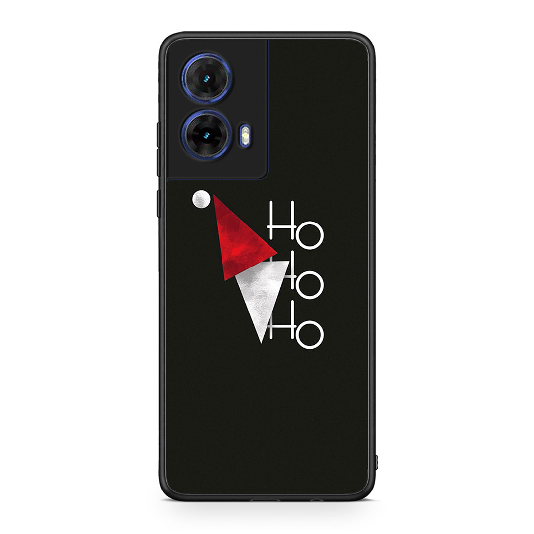 Motorola Moto G85 Minimal Christmas θήκη από τη Smartfits με σχέδιο στο πίσω μέρος και μαύρο περίβλημα | Smartphone case with colorful back and black bezels by Smartfits