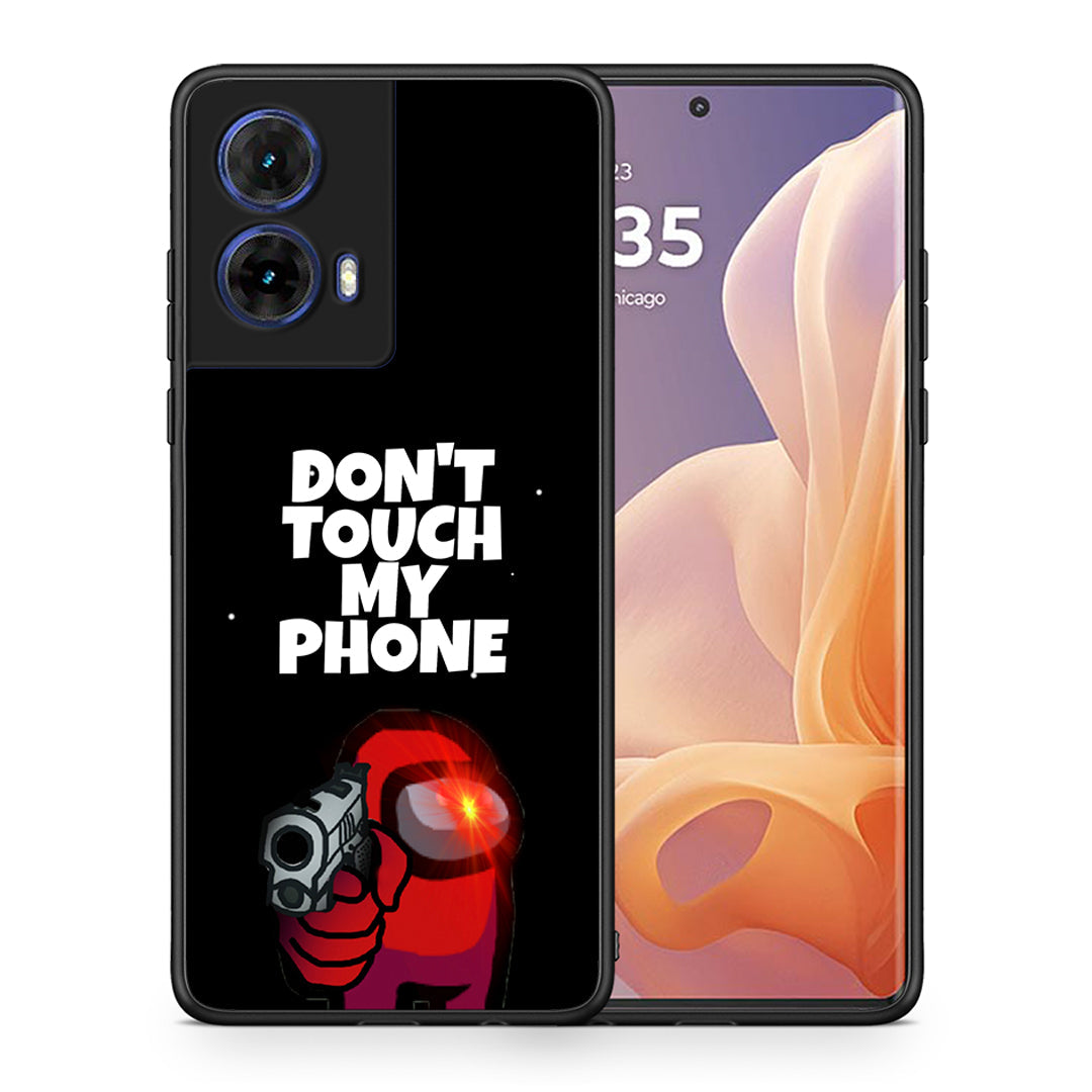 Θήκη Motorola Moto G85 My Phone από τη Smartfits με σχέδιο στο πίσω μέρος και μαύρο περίβλημα | Motorola Moto G85 My Phone case with colorful back and black bezels