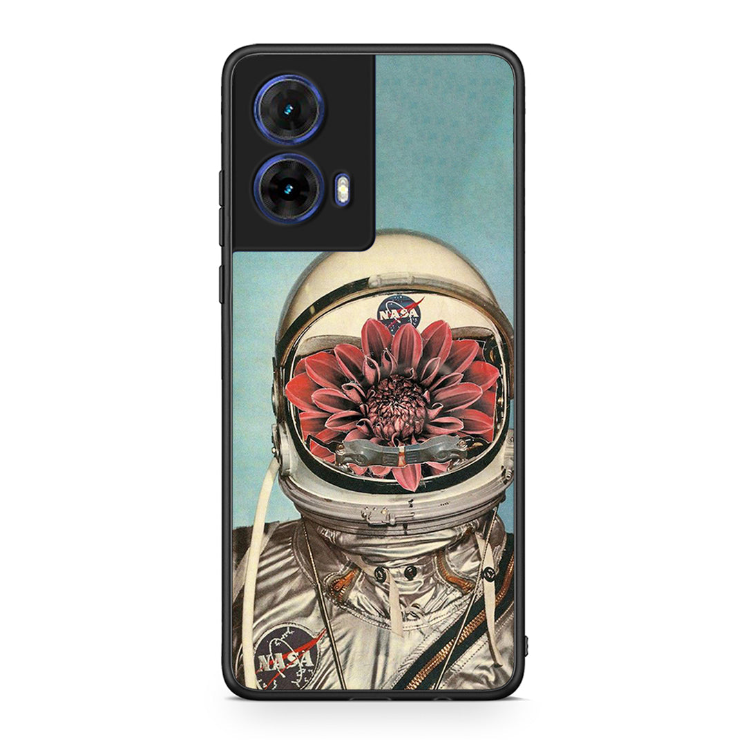 Motorola Moto G85 Nasa Bloom θήκη από τη Smartfits με σχέδιο στο πίσω μέρος και μαύρο περίβλημα | Smartphone case with colorful back and black bezels by Smartfits