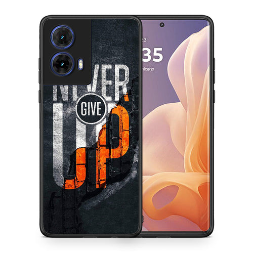 Never Give Up - Motorola Moto G85 θήκη