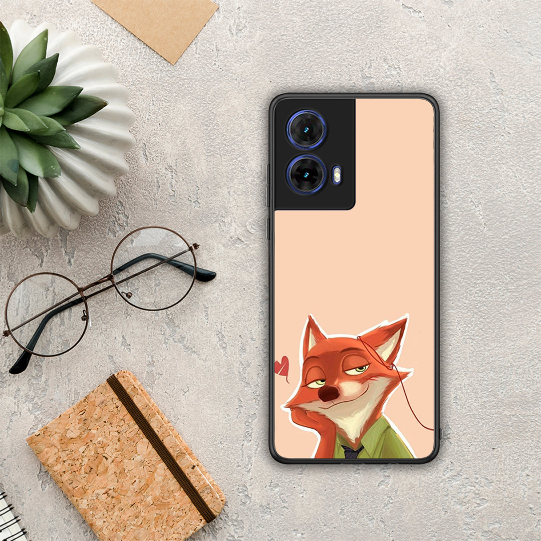 Nick Wilde And Judy Hopps Love 1 - Motorola Moto G85 θήκη