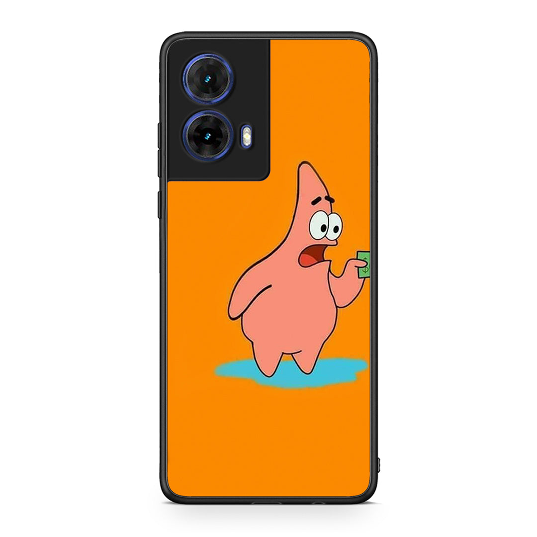 Motorola Moto G85 No Money 1 Θήκη Αγίου Βαλεντίνου από τη Smartfits με σχέδιο στο πίσω μέρος και μαύρο περίβλημα | Smartphone case with colorful back and black bezels by Smartfits