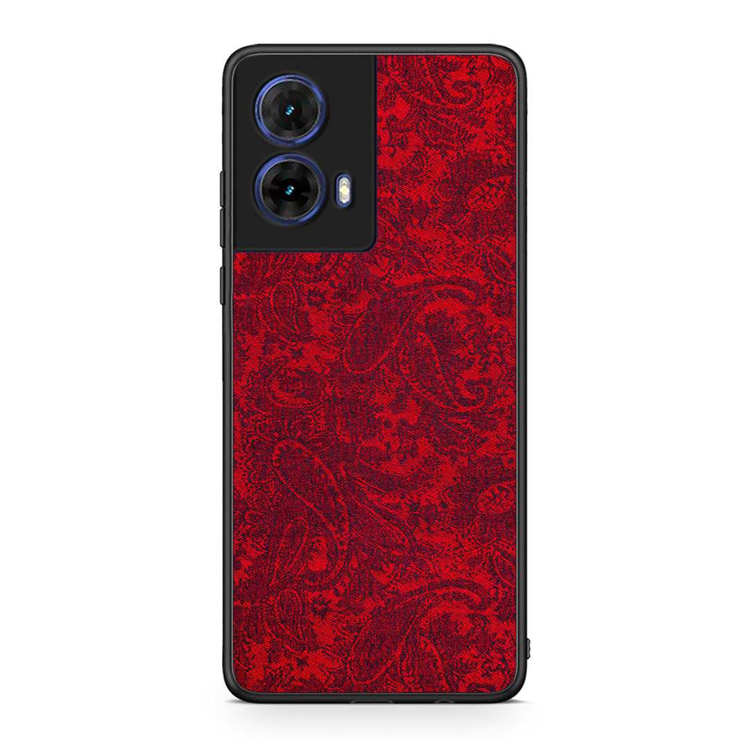 Motorola Moto G85 Paisley Cashmere θήκη από τη Smartfits με σχέδιο στο πίσω μέρος και μαύρο περίβλημα | Smartphone case with colorful back and black bezels by Smartfits