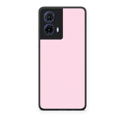 Θήκη Motorola Moto G85 Pale Pink από τη Smartfits με σχέδιο στο πίσω μέρος και μαύρο περίβλημα | Motorola Moto G85 Pale Pink case with colorful back and black bezels
