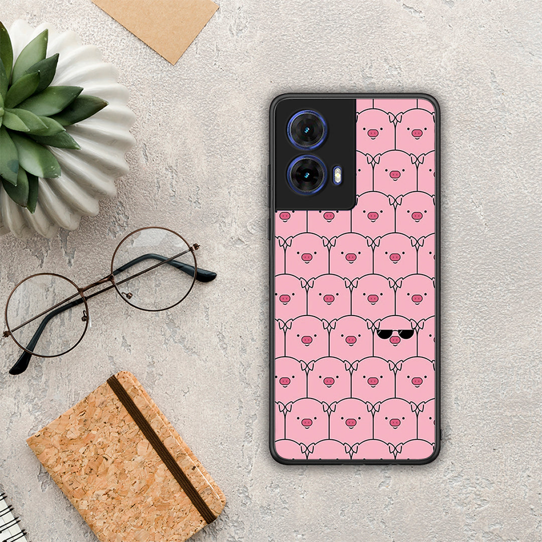 Pig Glasses - Motorola Moto G85 θήκη