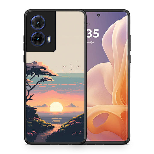 Pixel Sunset - Motorola Moto G85 θήκη