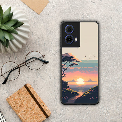 Pixel Sunset - Motorola Moto G85 θήκη