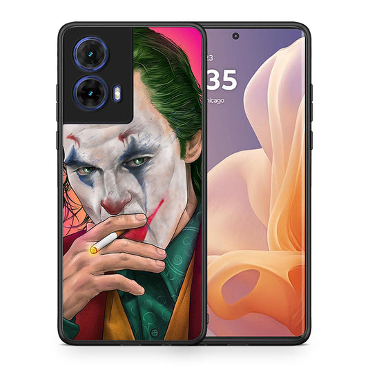 Θήκη Motorola Moto G85 JokesOnU PopArt από τη Smartfits με σχέδιο στο πίσω μέρος και μαύρο περίβλημα | Motorola Moto G85 JokesOnU PopArt case with colorful back and black bezels