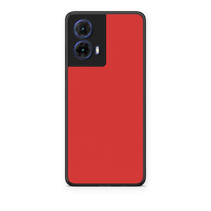 Θήκη Motorola Moto G85 Poppy Red από τη Smartfits με σχέδιο στο πίσω μέρος και μαύρο περίβλημα | Motorola Moto G85 Poppy Red case with colorful back and black bezels