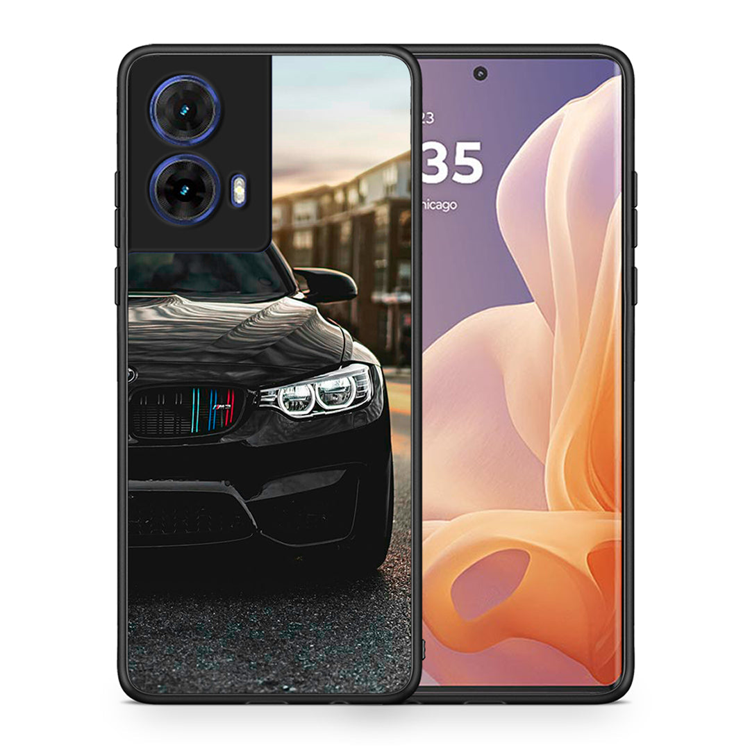 Θήκη Motorola Moto G85 M3 Racing από τη Smartfits με σχέδιο στο πίσω μέρος και μαύρο περίβλημα | Motorola Moto G85 M3 Racing case with colorful back and black bezels
