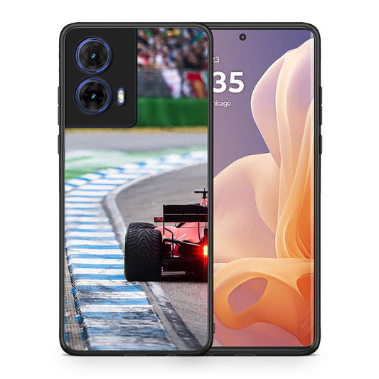 Θήκη Motorola Moto G85 Racing Vibes από τη Smartfits με σχέδιο στο πίσω μέρος και μαύρο περίβλημα | Motorola Moto G85 Racing Vibes case with colorful back and black bezels