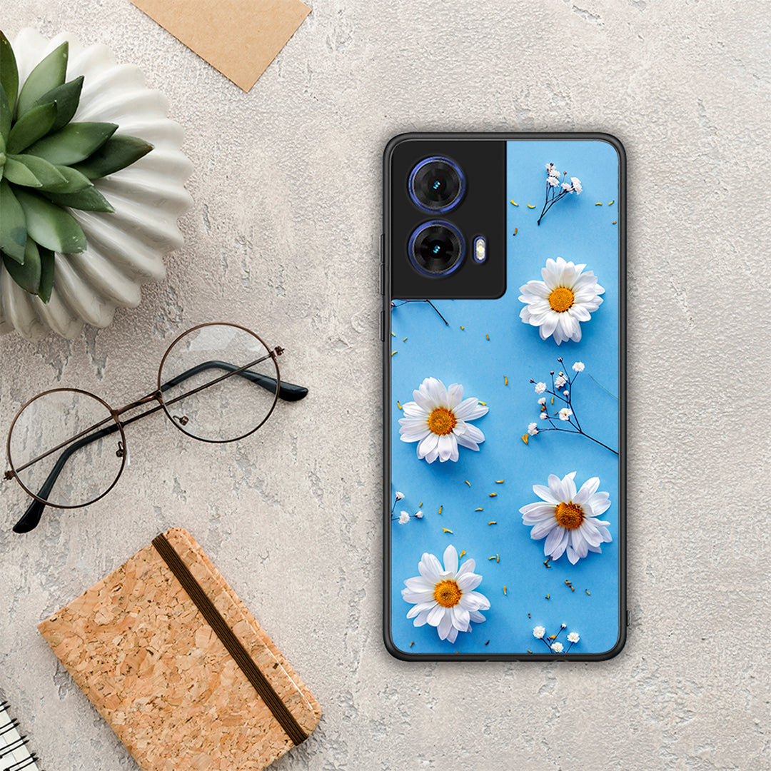 Real Daisies - Motorola Moto G85 θήκη