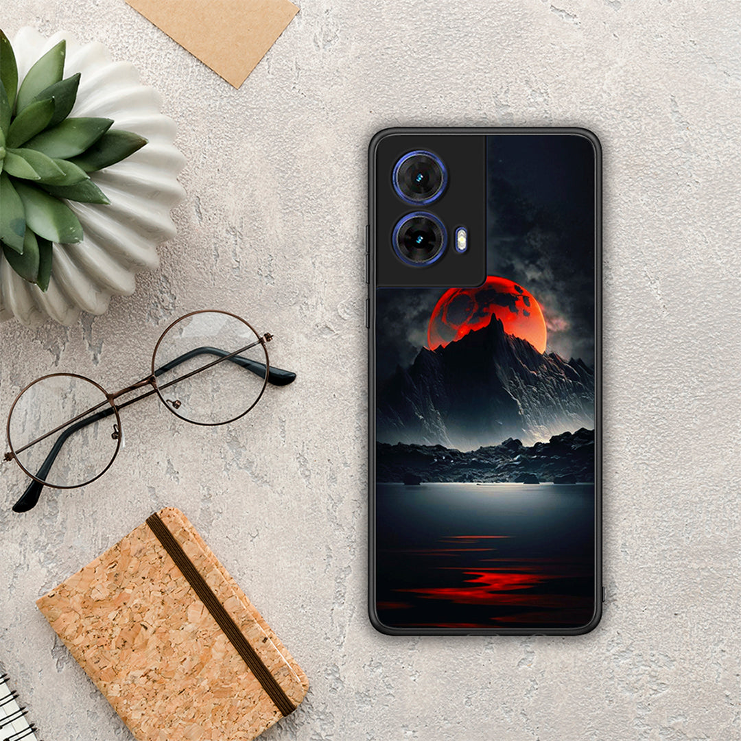 Red Full Moon - Motorola Moto G85 θήκη