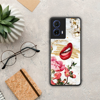 Red Lips - Motorola Moto G85 θήκη