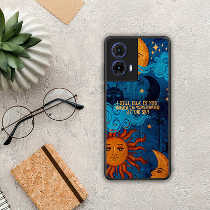 Screaming Sky - Motorola Moto G85 θήκη