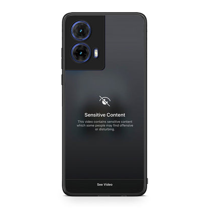 Motorola Moto G85 Sensitive Content θήκη από τη Smartfits με σχέδιο στο πίσω μέρος και μαύρο περίβλημα | Smartphone case with colorful back and black bezels by Smartfits