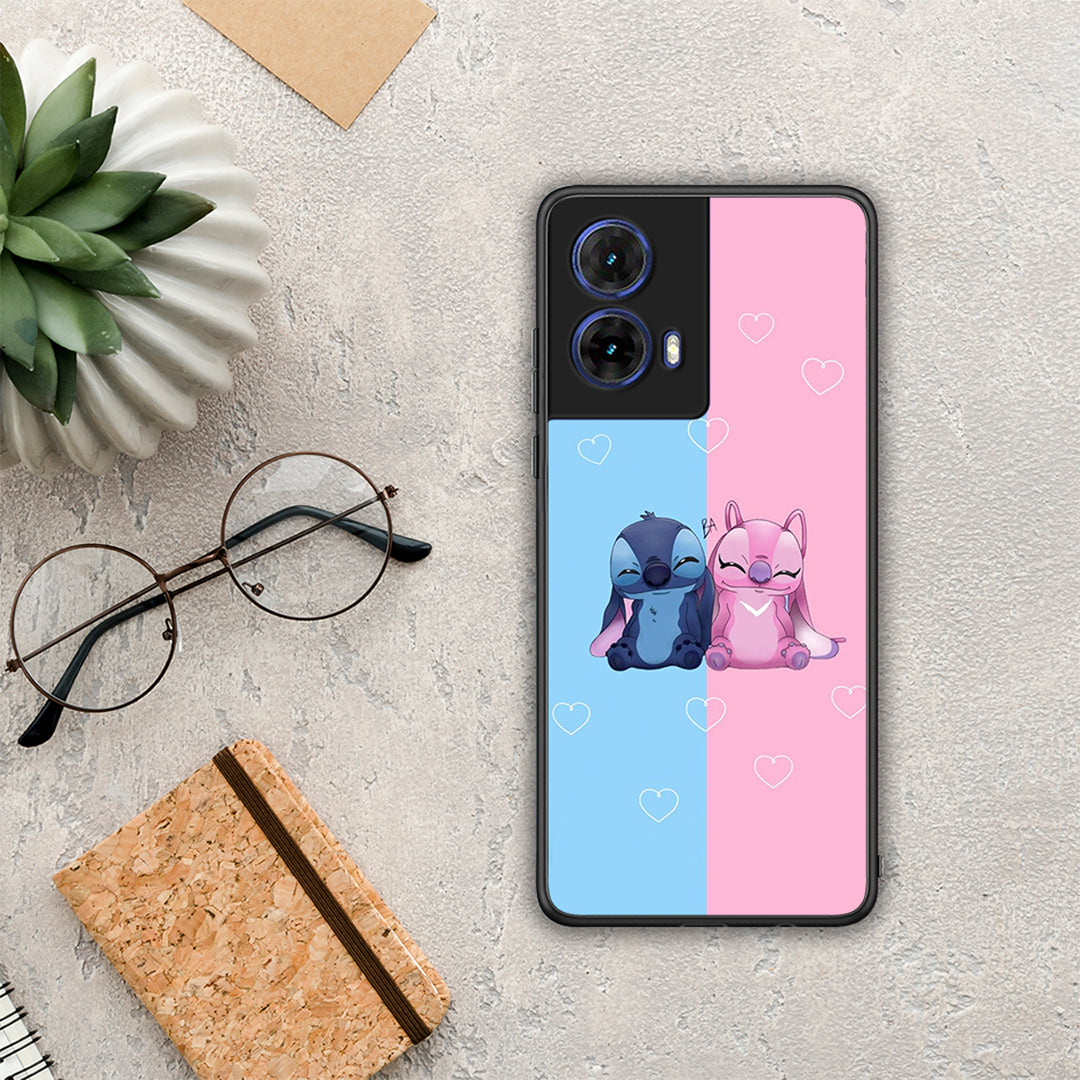 Stitch And Angel - Motorola Moto G85 θήκη
