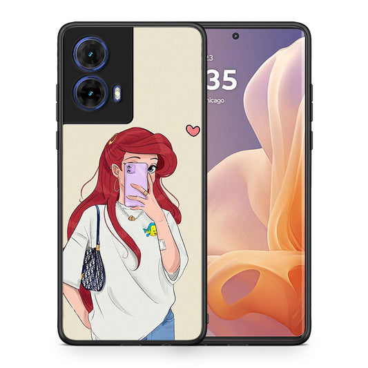 Walking Mermaid - Motorola Moto G85 θήκη