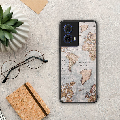 World Map - Motorola Moto G85 θήκη
