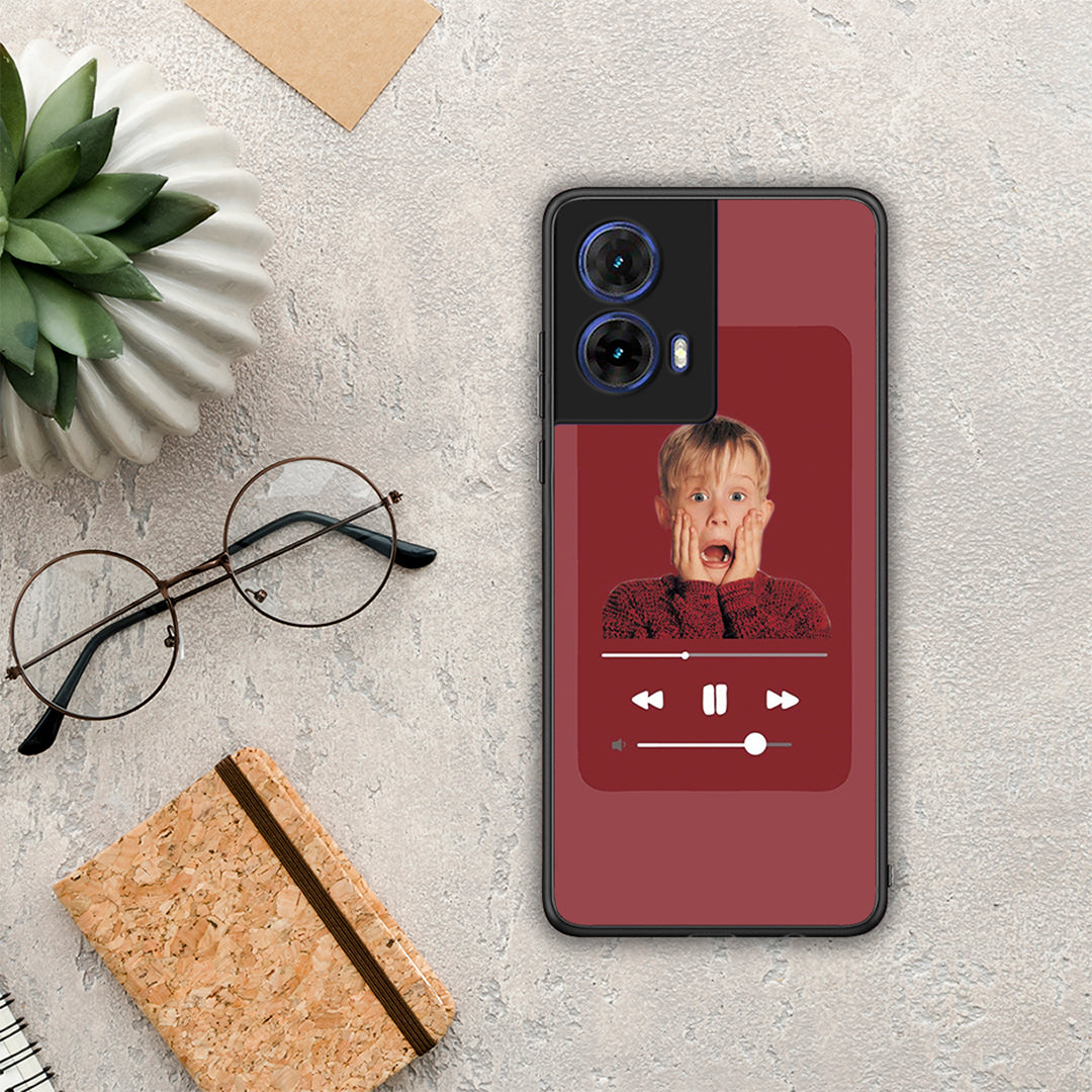 Xmas Alone Music - Motorola Moto G85 θήκη