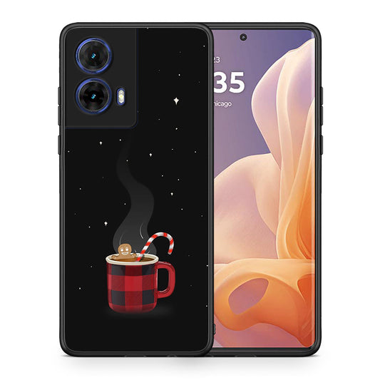 Θήκη Motorola Moto G85 Xmas Bathing από τη Smartfits με σχέδιο στο πίσω μέρος και μαύρο περίβλημα | Motorola Moto G85 Xmas Bathing case with colorful back and black bezels
