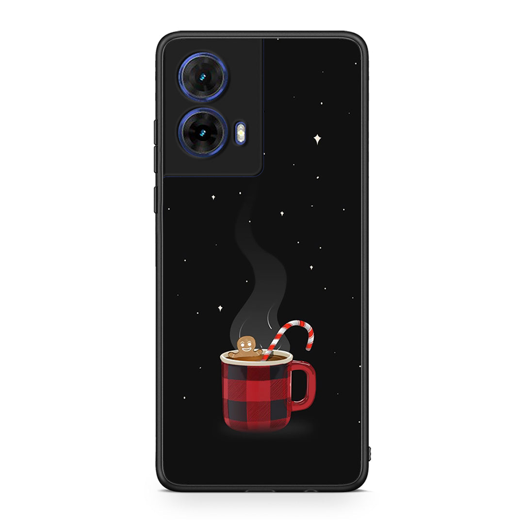 Motorola Moto G85 Xmas Bathing θήκη από τη Smartfits με σχέδιο στο πίσω μέρος και μαύρο περίβλημα | Smartphone case with colorful back and black bezels by Smartfits