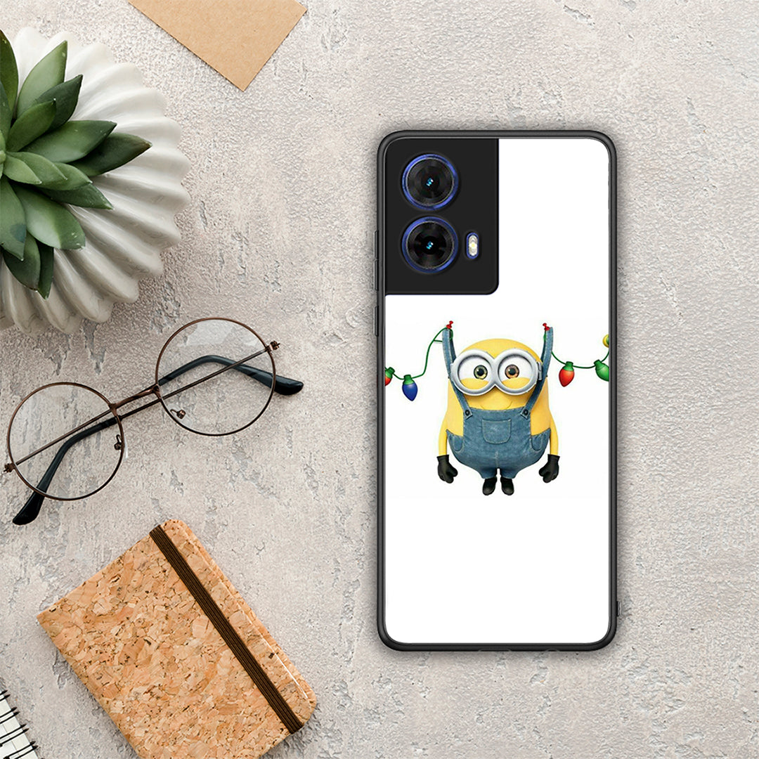Xmas Minion Lights - Motorola Moto G85 θήκη