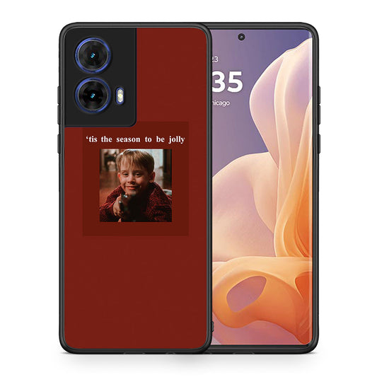 Θήκη Motorola Moto G85 Xmas Ultimate Spirit από τη Smartfits με σχέδιο στο πίσω μέρος και μαύρο περίβλημα | Motorola Moto G85 Xmas Ultimate Spirit case with colorful back and black bezels