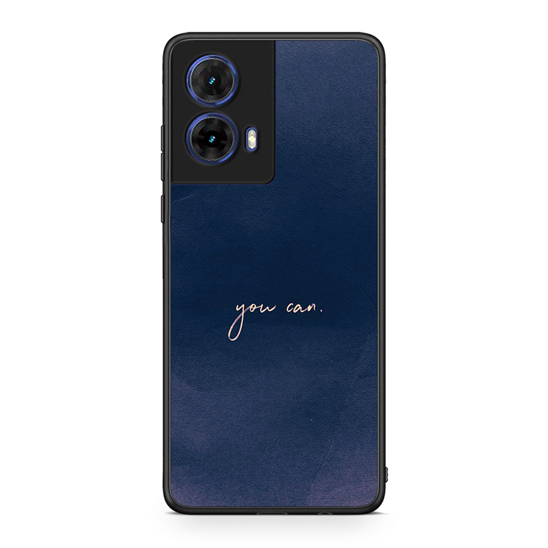 Motorola Moto G85 You Can θήκη από τη Smartfits με σχέδιο στο πίσω μέρος και μαύρο περίβλημα | Smartphone case with colorful back and black bezels by Smartfits