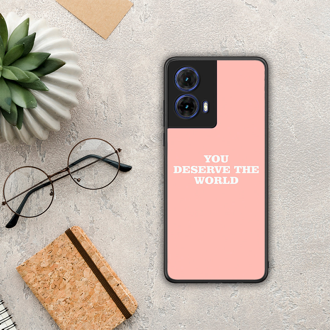 You Deserve The World - Motorola Moto G85 θήκη