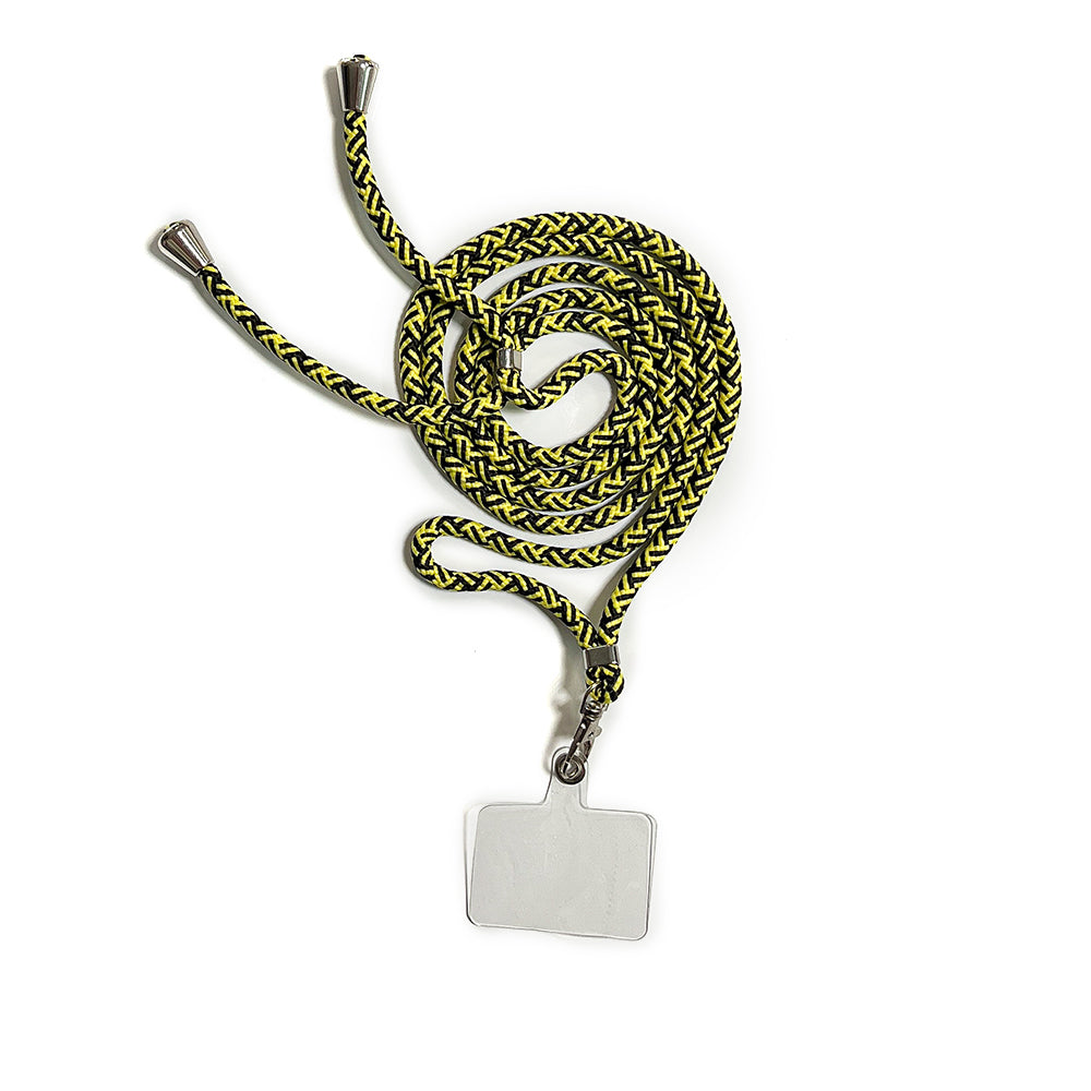 Λουράκι Λαιμού για Κινητό - Μαύρο Κίτρινο