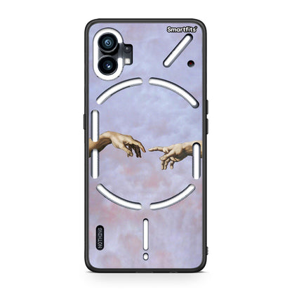 Nothing Phone 1 Adam Hand θήκη από τη Smartfits με σχέδιο στο πίσω μέρος και μαύρο περίβλημα | Smartphone case with colorful back and black bezels by Smartfits