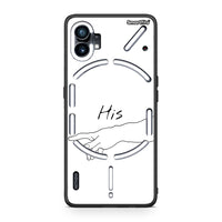 Thumbnail for Nothing Phone 1 Aeshetic Love 2 Θήκη Αγίου Βαλεντίνου από τη Smartfits με σχέδιο στο πίσω μέρος και μαύρο περίβλημα | Smartphone case with colorful back and black bezels by Smartfits