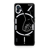 Thumbnail for Nothing Phone 1 Always & Forever 1 Θήκη Αγίου Βαλεντίνου από τη Smartfits με σχέδιο στο πίσω μέρος και μαύρο περίβλημα | Smartphone case with colorful back and black bezels by Smartfits