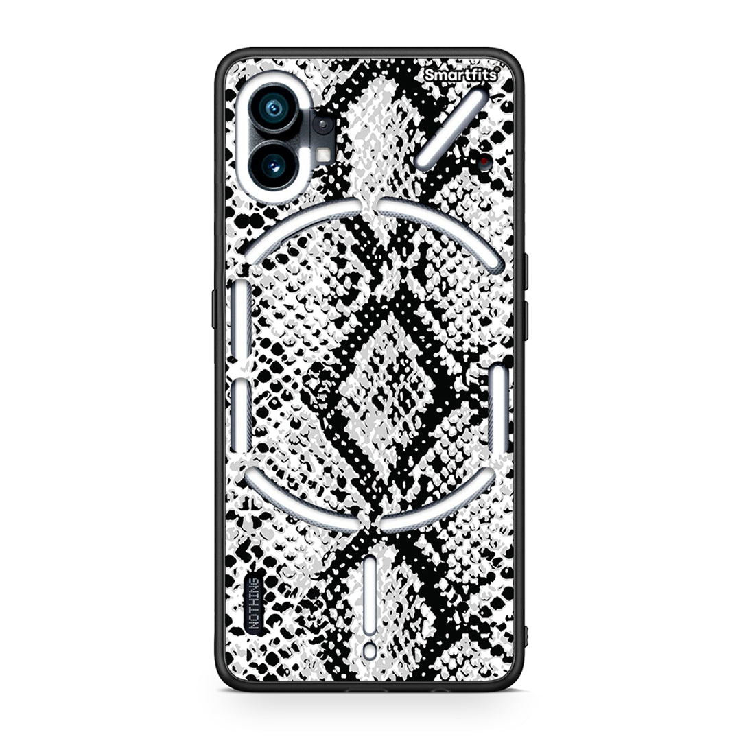 24 - Nothing Phone 1 White Snake Animal case, cover, bumper