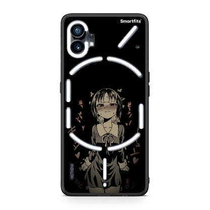 Nothing Phone 1 Anime Girl θήκη από τη Smartfits με σχέδιο στο πίσω μέρος και μαύρο περίβλημα | Smartphone case with colorful back and black bezels by Smartfits