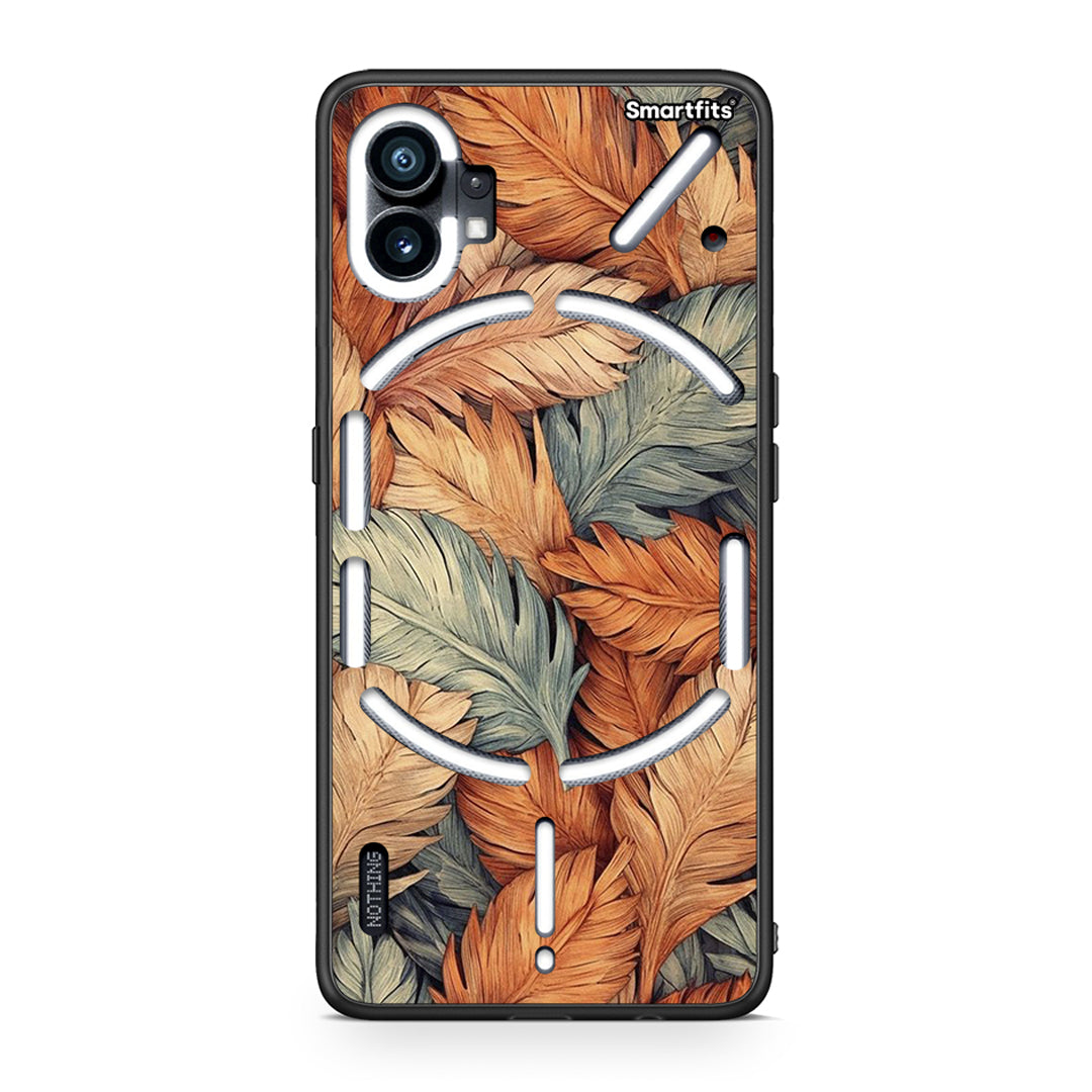 Nothing Phone 1 Autumn Leaves Θήκη από τη Smartfits με σχέδιο στο πίσω μέρος και μαύρο περίβλημα | Smartphone case with colorful back and black bezels by Smartfits