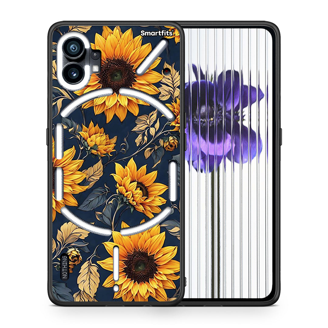 Autumn Sunflowers - Nothing Phone 1 θήκη