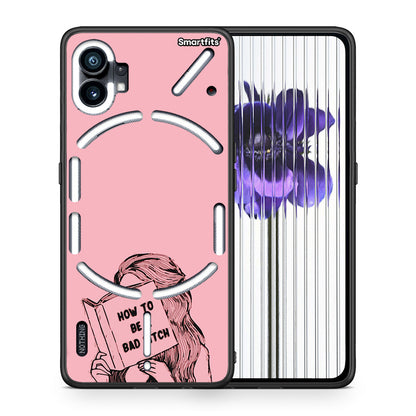 Θήκη Nothing Phone 1 Bad Bitch από τη Smartfits με σχέδιο στο πίσω μέρος και μαύρο περίβλημα | Nothing Phone 1 Bad Bitch case with colorful back and black bezels