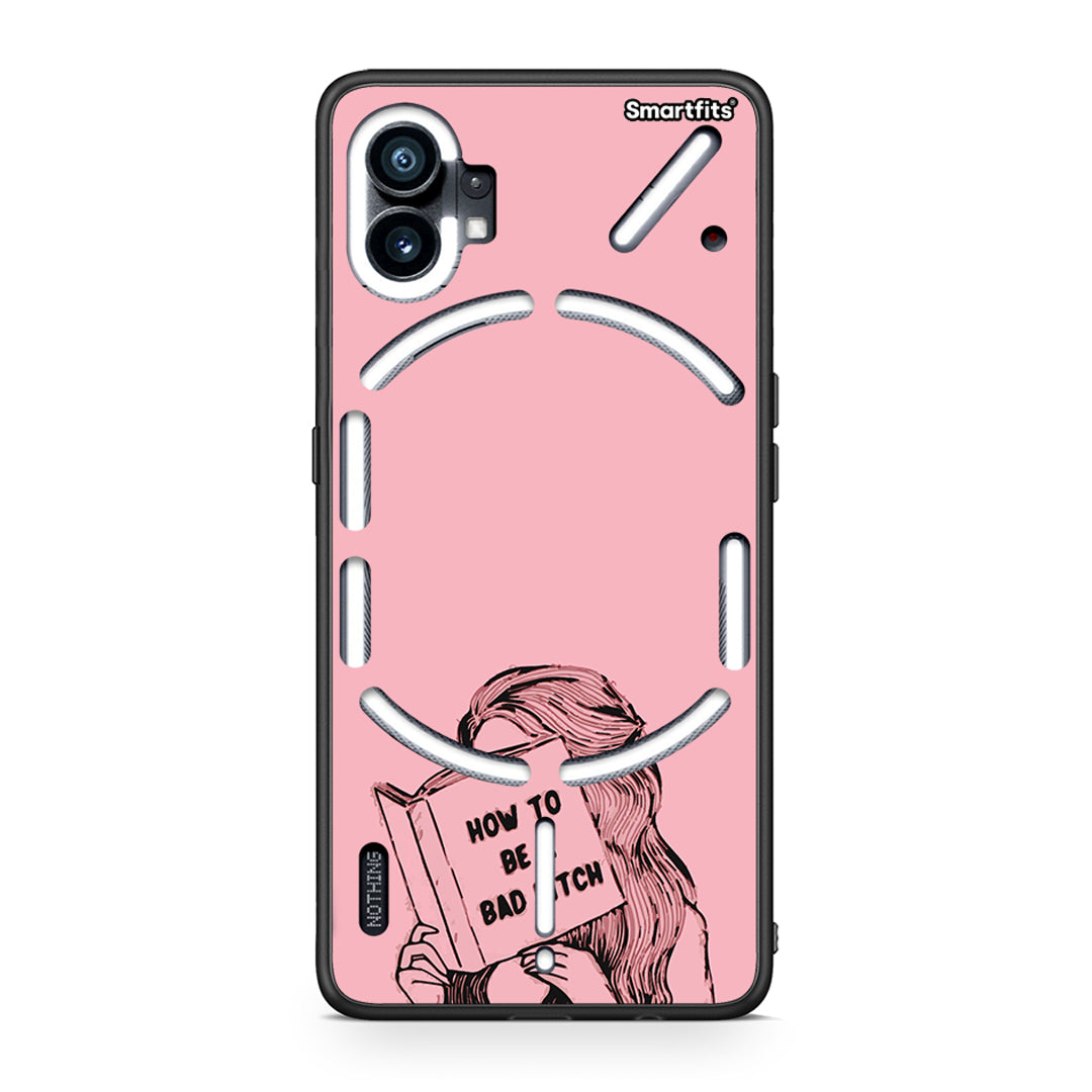 Nothing Phone 1 Bad Bitch θήκη από τη Smartfits με σχέδιο στο πίσω μέρος και μαύρο περίβλημα | Smartphone case with colorful back and black bezels by Smartfits