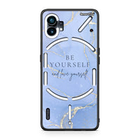 Thumbnail for Nothing Phone 1 Be Yourself θήκη από τη Smartfits με σχέδιο στο πίσω μέρος και μαύρο περίβλημα | Smartphone case with colorful back and black bezels by Smartfits