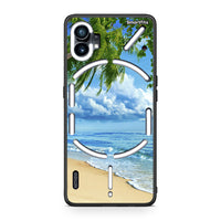 Thumbnail for Nothing Phone 1 Beautiful Beach θήκη από τη Smartfits με σχέδιο στο πίσω μέρος και μαύρο περίβλημα | Smartphone case with colorful back and black bezels by Smartfits