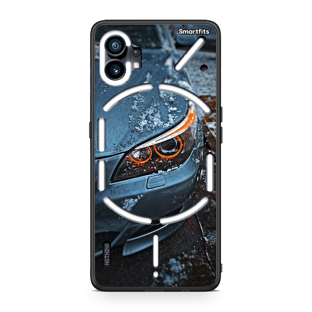 Nothing Phone 1 Bmw E60 Θήκη από τη Smartfits με σχέδιο στο πίσω μέρος και μαύρο περίβλημα | Smartphone case with colorful back and black bezels by Smartfits