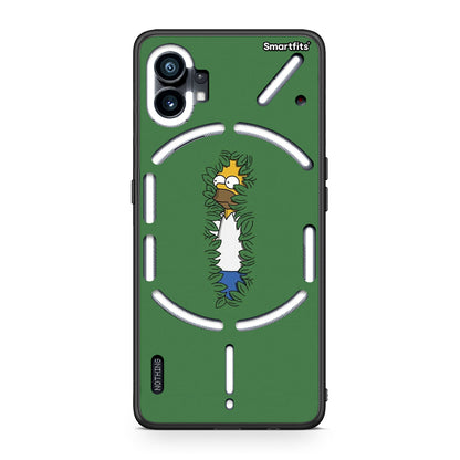 Nothing Phone 1 Bush Man Θήκη Αγίου Βαλεντίνου από τη Smartfits με σχέδιο στο πίσω μέρος και μαύρο περίβλημα | Smartphone case with colorful back and black bezels by Smartfits