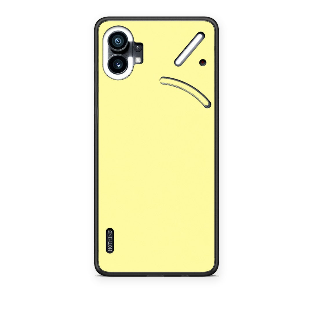 Θήκη Nothing Phone 1 Butter Yellow από τη Smartfits με σχέδιο στο πίσω μέρος και μαύρο περίβλημα | Nothing Phone 1 Butter Yellow case with colorful back and black bezels