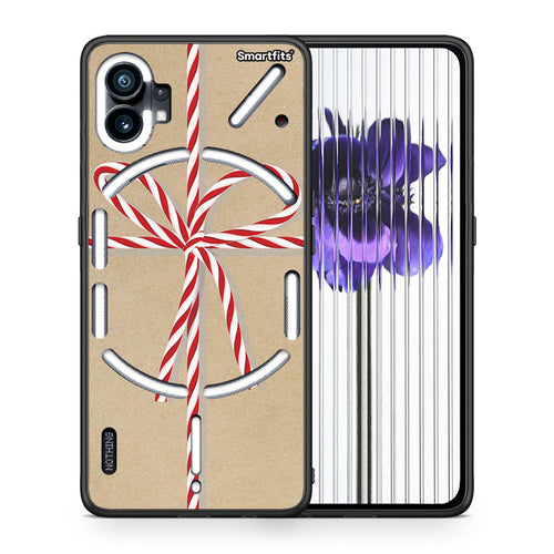 Θήκη Nothing Phone 1 Christmas Gift από τη Smartfits με σχέδιο στο πίσω μέρος και μαύρο περίβλημα | Nothing Phone 1 Christmas Gift case with colorful back and black bezels