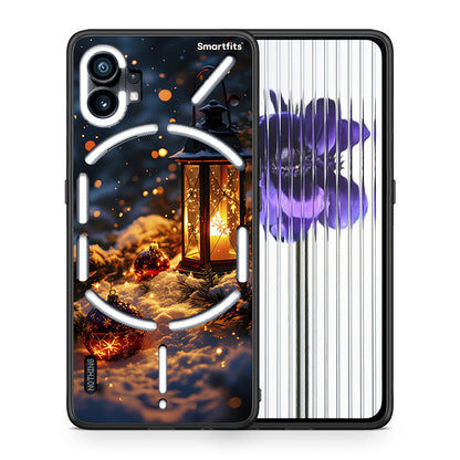 Θήκη Nothing Phone 1 Christmas Ornaments από τη Smartfits με σχέδιο στο πίσω μέρος και μαύρο περίβλημα | Nothing Phone 1 Christmas Ornaments case with colorful back and black bezels