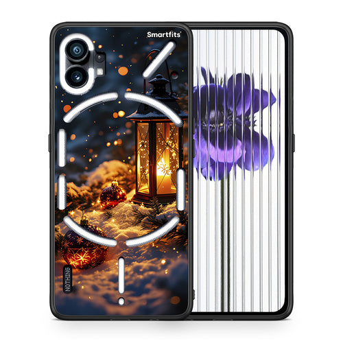 Θήκη Nothing Phone 1 Christmas Ornaments από τη Smartfits με σχέδιο στο πίσω μέρος και μαύρο περίβλημα | Nothing Phone 1 Christmas Ornaments case with colorful back and black bezels